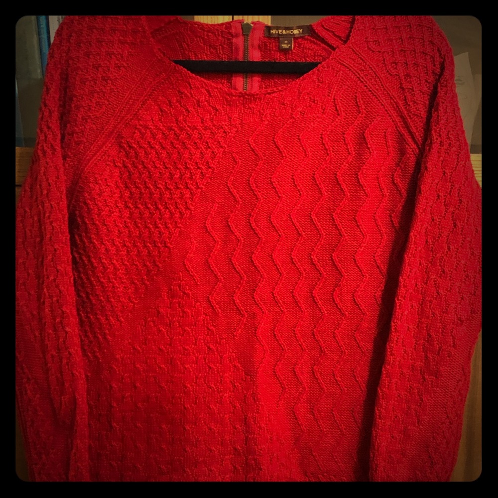 Red sweater